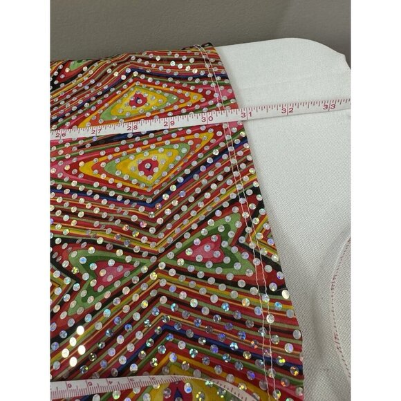 California Costume Psychedelic 70s Disco Dolly Dress XL Child Go Go Dancer - Picture 6 of 6